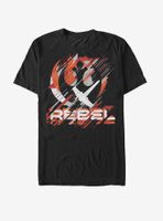 Star Wars Rebel Crest Streaks T-Shirt