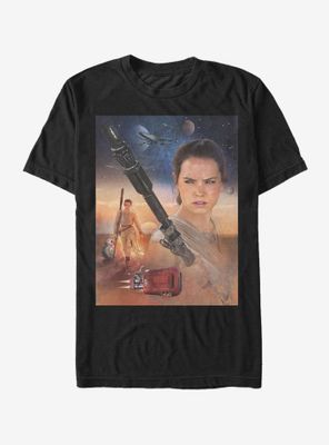 Star Wars Rey Collage T-Shirt