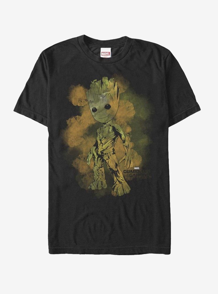 Marvel Guardians of Galaxy Vol. 2 Groot Smudge  T-Shirt