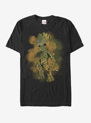 Marvel Guardians of Galaxy Vol. 2 Groot Smudge  T-Shirt