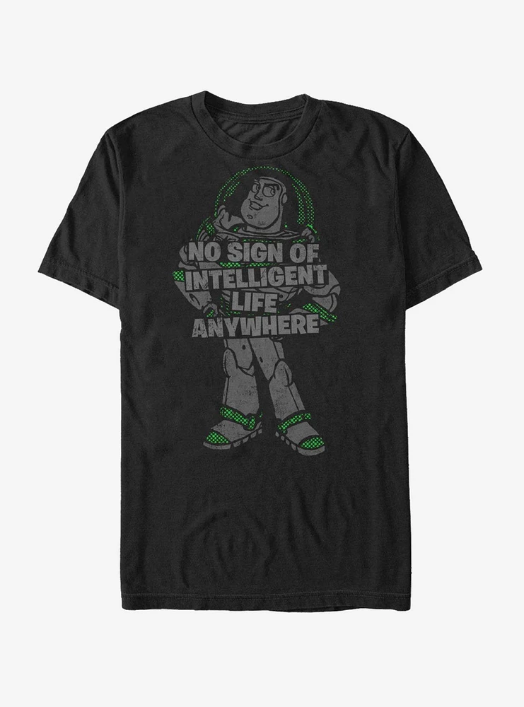 Disney Pixar Toy Story Buzz Lightyear No Sign Of Intelligent Life T-Shirt