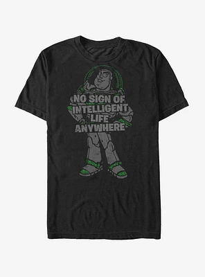Disney Pixar Toy Story Buzz Lightyear No Sign Of Intelligent Life T-Shirt