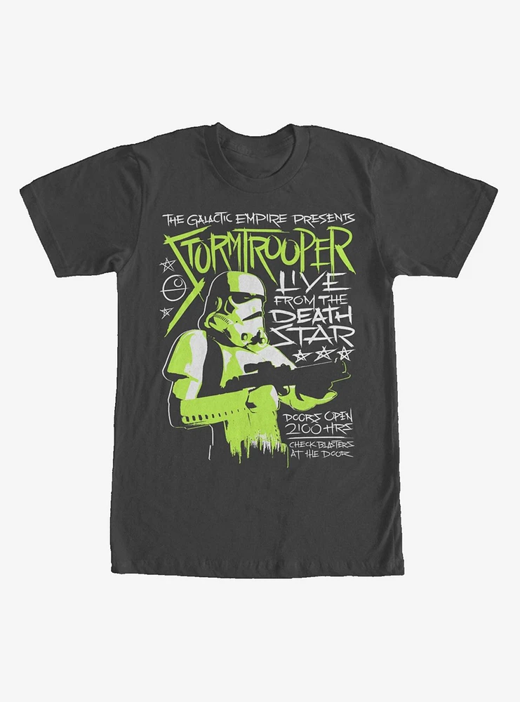 Star Wars Stormtrooper Concert Poster T-Shirt