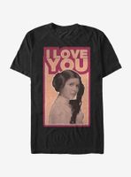 Star Wars Princess Leia Quote I Love You T-Shirt