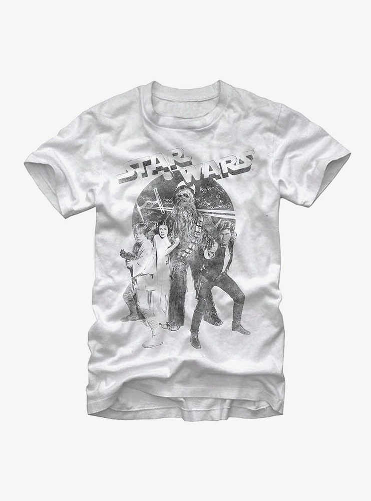 Star Wars Distressed Rebel Squad T-Shirt