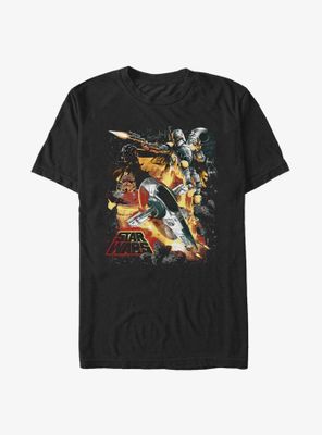 Star Wars Empire Space Montage T-Shirt