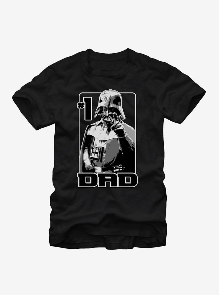 Star Wars Vader Number One Dad T-Shirt