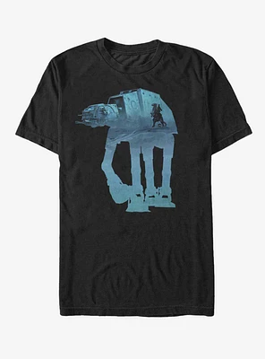 Star Wars AT-AT Tauntaun Silhouette T-Shirt