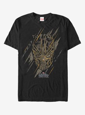 Marvel Black Panther 2018 Jaguar Scratch Print T-Shirt