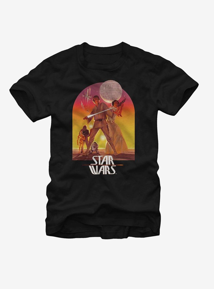 Star Wars Ralph McQuarrie Luke and Leia T-Shirt