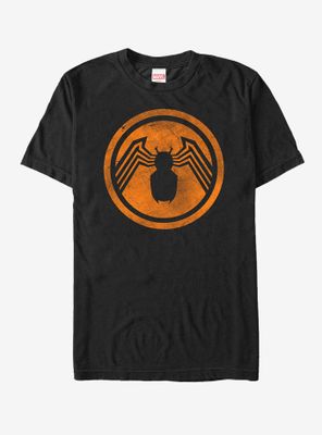 Marvel Venom Logo Retro Circle T-Shirt