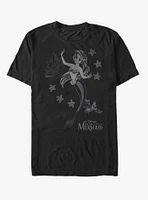 Disney Little Mermaid Ariel Grayscale T-Shirt