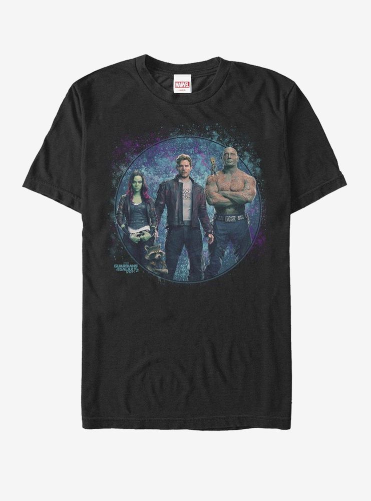 Marvel Guardians of the Galaxy Vol. 2 Team Starry Sky  T-Shirt