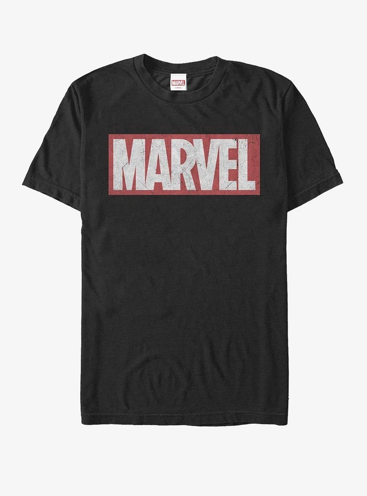 Marvel Classic Distressed Logo T-Shirt