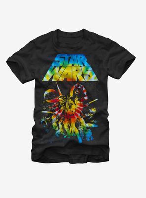 Star Wars Classic Tie-Dye Poster T-Shirt