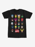 Marvel Hero Portrait Bingo T-Shirt