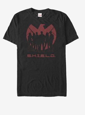 Marvel Agents of S.H.I.E.L.D. Silhouette Logo T-Shirt