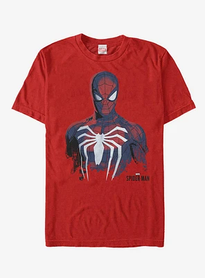 Marvel Gamerverse Spider-Man Paint Print T-Shirt