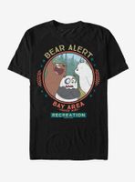 We Bare Bears Parks and Rec Bear Alert T-Shirt