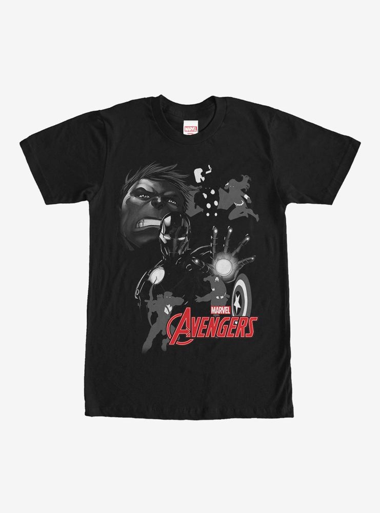 Marvel Avengers Grayscale T-Shirt