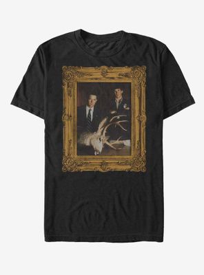 Twin Peaks Deer Head Frame T-Shirt