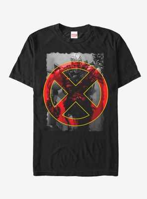 Marvel X-Men Cable Grayscale X Symbol T-Shirt