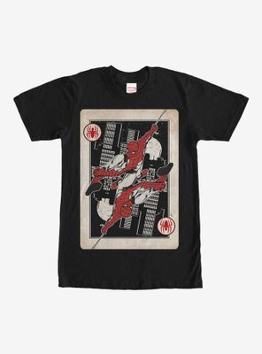 Marvel Spider-Man Playing Card T-Shirt