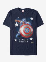 Marvel Strike Force Captain America Stars T-Shirt