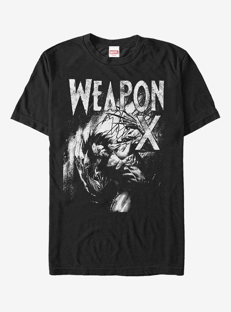 Marvel X-Men Wolverine Weapon X Grayscale T-Shirt