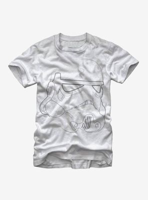 Star Wars Stormtrooper Outline T-Shirt