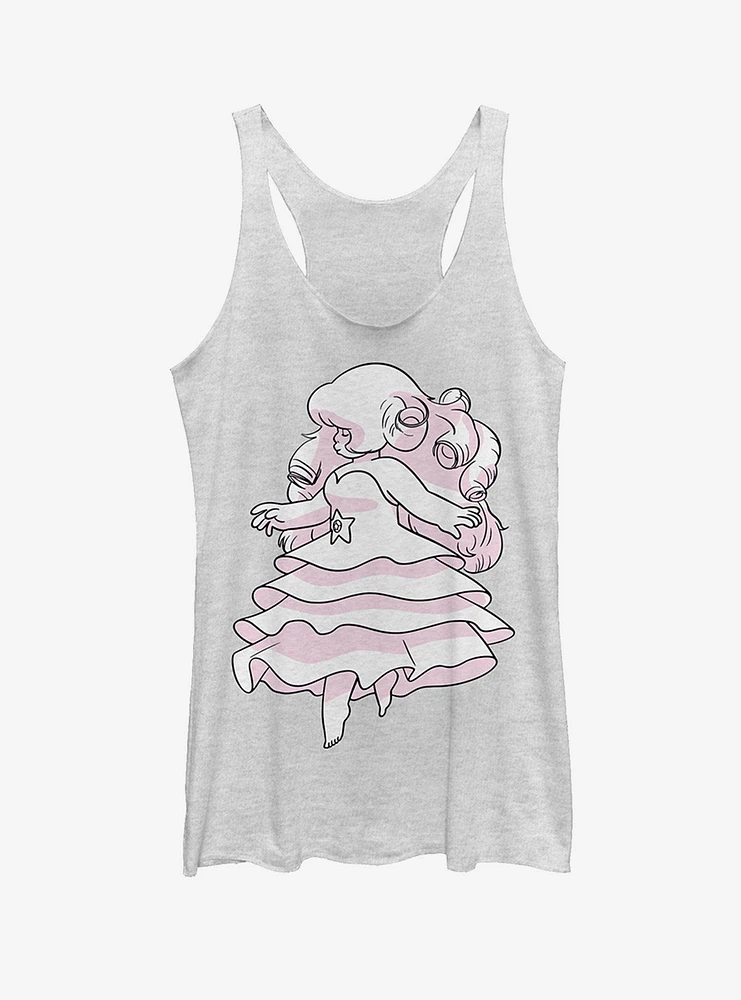 Steven Universe Rose Quartz Womens Tank Top