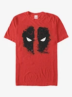 Marvel Deadpool Reverse Mask Splatter T-Shirt