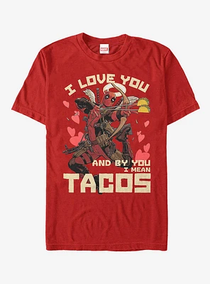Marvel Deadpool Taco Cupid T-Shirt