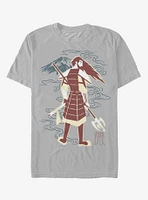 Cartoon Network Samurai Jack Mountain Sketch T-Shirt