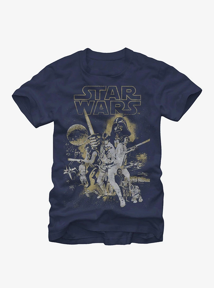 Star Wars Poster Throwback T-Shirt