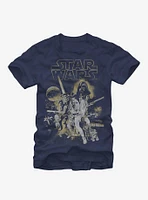 Star Wars Poster Throwback T-Shirt