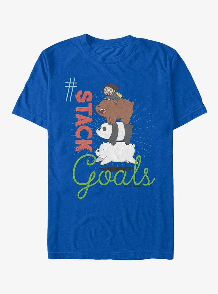 We Bare Bears Stack Goals T-Shirt