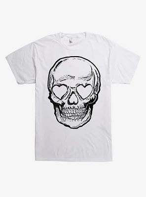 Heart Eyes Skull T-Shirt