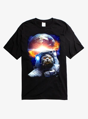Astronaut Space Cat T-Shirt