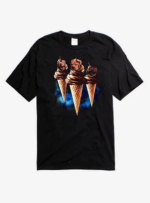 Dog Ice Cream Cones T-Shirt