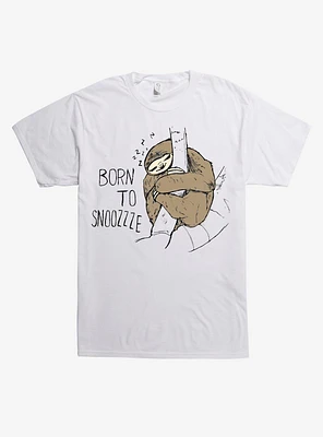 Born To Snoozzze Sloth T-Shirt