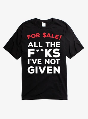 All F**ks Not Given T-Shirt