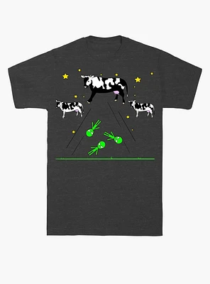 Cow And Alien Invasion T-Shirt