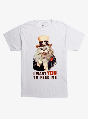 I Want You To Feed Me Cat T-Shirt
