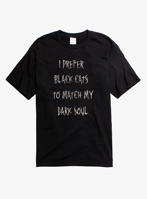 I Prefer Black Cats T-Shirt