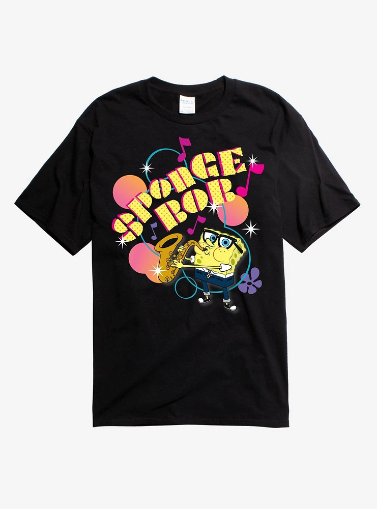 SpongeBob SquarePants Saxophone Playin' Sponge T-Shirt