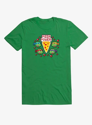 Teenage Mutant Ninja Turtles Pixel Art Pizza Power T-Shirt