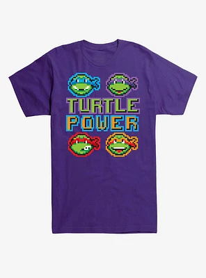 Teenage Mutant Ninja Turtles Pixel Art Turtle Power T-Shirt
