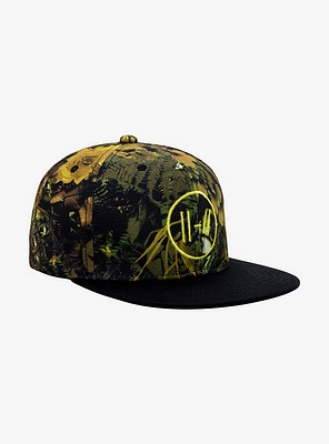 Twenty One Pilots Floral Camo Snapback Hat