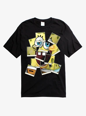 SpongeBob SquarePants Polaroid Photo Comp T-Shirt
